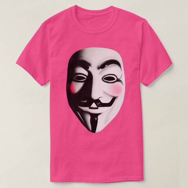 Fawkes-mask T Shirt (Design framsida)
