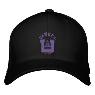 FawkesU Grått Skyline Brain Cap Broderad Keps