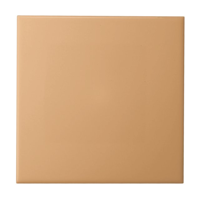 Fawn Beige Tan Brown Solid Färg Tile Kakelplatta (Framsidan)