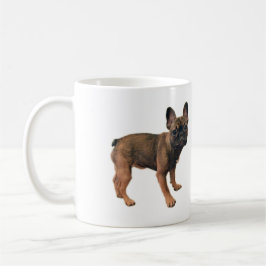 Fawn Färgad Fransk Bulldog Puppy Kaffemugg