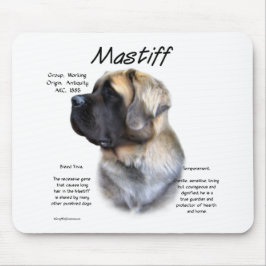 Fawn Fluffy Mastiff Historik Musmatta