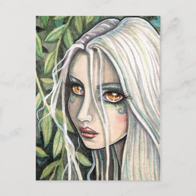 Fawn Forest Imp Fairy Av Molly Harrison Vykort (Framsida)