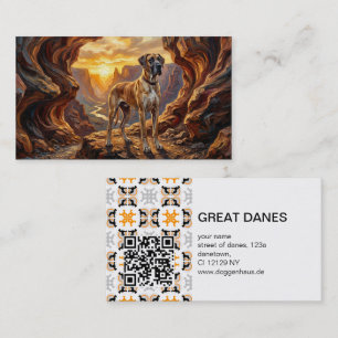 Fawn Grand Danois  Visitkort