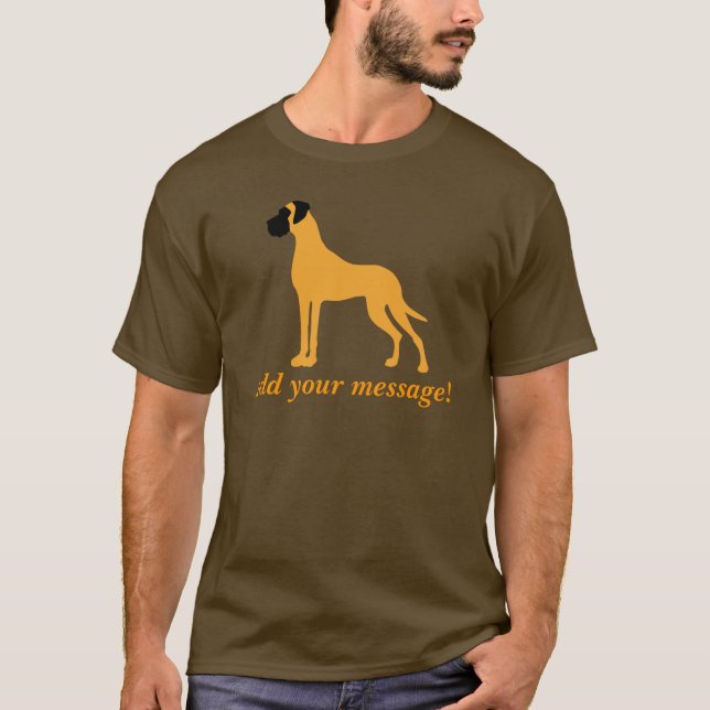 Fawn Great dane T-shirt (Framsida)