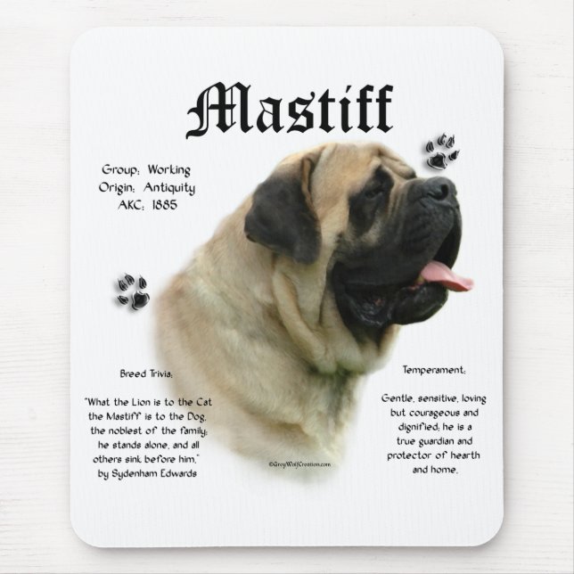 Fawn History Mousepad Musmatta (Framsidan)