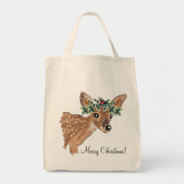 Fawn Hjort Helgdag Tote Bag Tygkasse