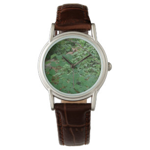 FAWN in Grönt Heart Löv — Armbandsur