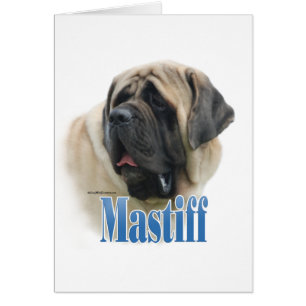 Fawn Mastiff Namn Hälsningskort
