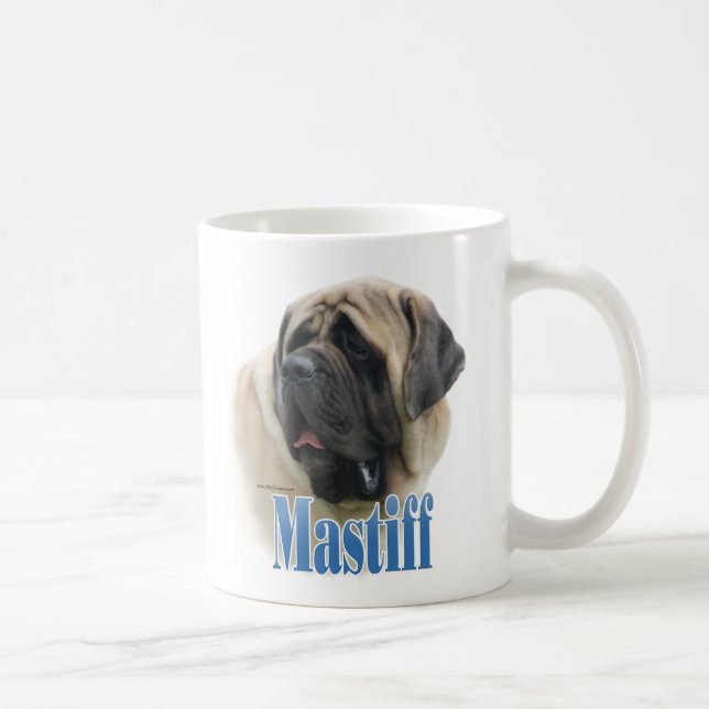 Fawn Mastiff Namn Kaffemugg (Höger)