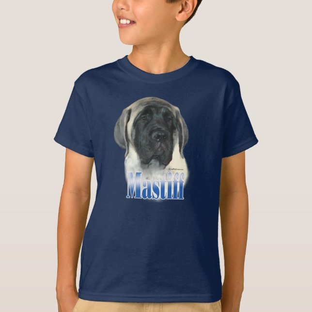 Fawn Mastiff Puppy Namn T-Shirt (Framsida)