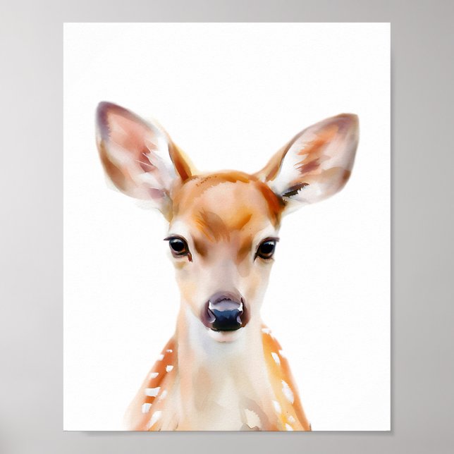 Fawn Porträtt Poster (Framsidan)