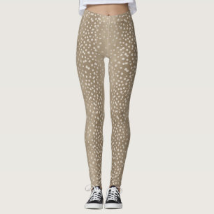 Fawn Spots Baby Hjort Patterned Costume Leggings