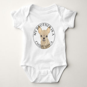 Fawn Tan Cream Chihuahua Hund Storebror T Shirt