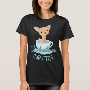 Fawn Tekopp Chihuahuas är mitt Kopp i Tea T Shirt