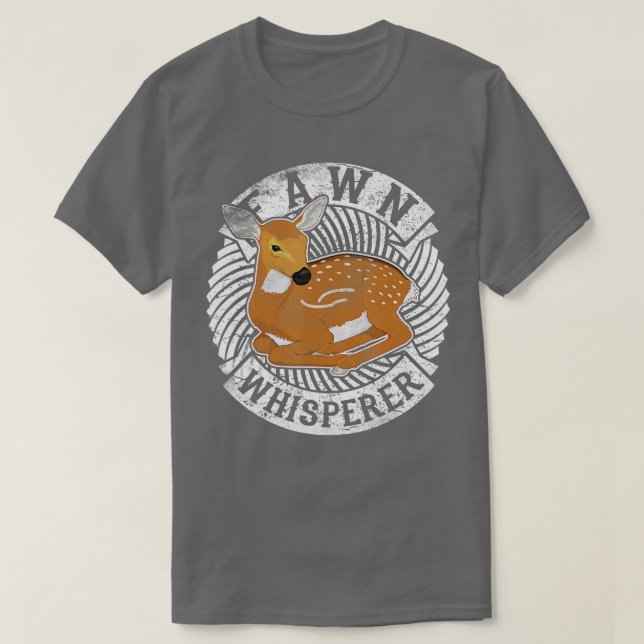 Fawn Whisperer Costume Roe Whitetail Hjort Christm T Shirt (Design framsida)