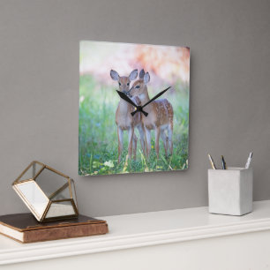 Fawns Fyrkantig Klocka