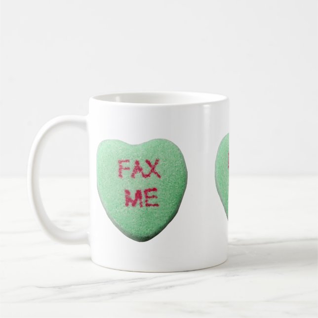 Fax Me Heart Kaffemugg (Vänster)