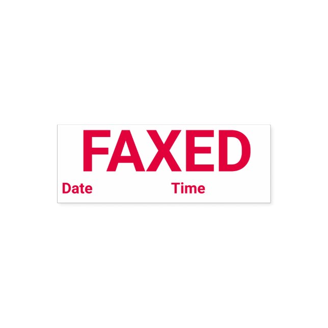 Faxat självbläckgummi Frimärke Självfärgande Stämpel (Design)