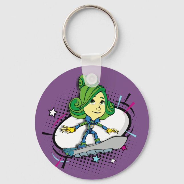 Faxerna | Bilda Tecknader - Verda på hennes styrko Nyckelring (Framsida)