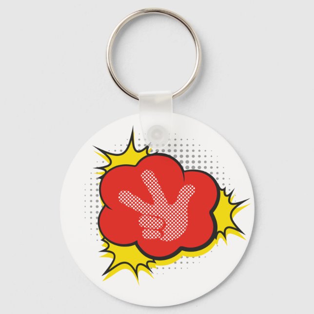 Faxerna | Korta Tecknader - Tideesh! Nyckelring (Framsida)