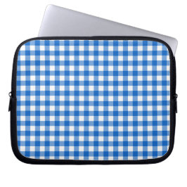 Faye & Lauren Blue Gingham Laptop Fodral