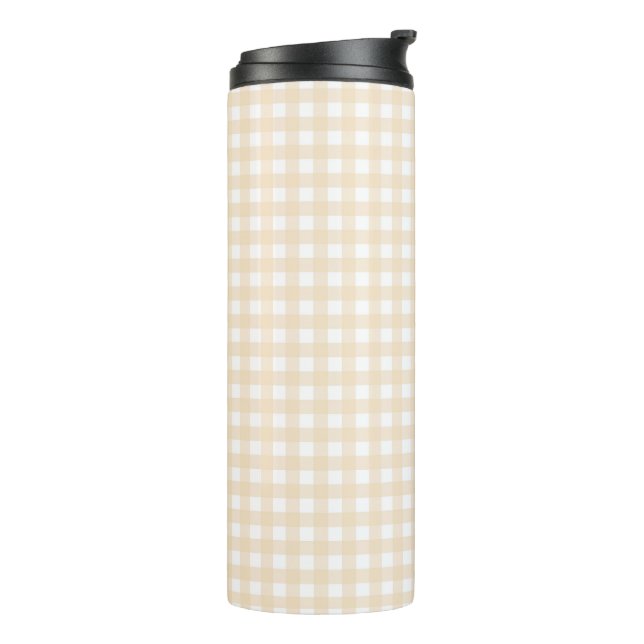 Faye och Lauren Beige Gingham (Roterad vänster)
