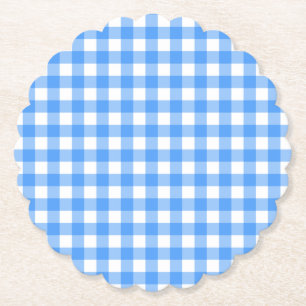 Faye och Lauren Blue2 Gingham Underlägg Papper