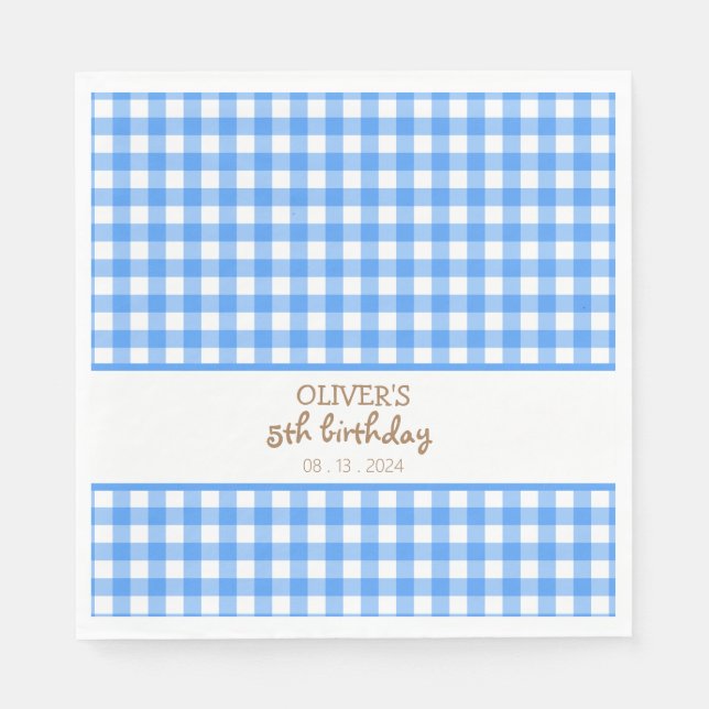 Faye och Lauren Blue Firande Pappersservett (Framsidan)