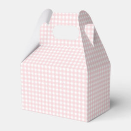 Faye och Lauren Blush Gingham Presentaskar