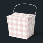 Faye och Lauren Blush Plaid Presentaskar<br><div class="desc">Vi presenterar våra charmiga presentlådor med rutmönster,  det perfekta sättet att uttrycka tacksamhet till dina gäster på bröllop,  födelsedagsfirande eller företagsfest. Dessa anpassade presentlådor kommer säkert att få dina gäster att känna sig speciella och lämna ett bestående intryck.</div>