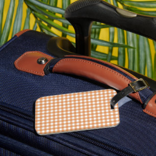 Faye och Lauren Fall Gingham Bagagebricka