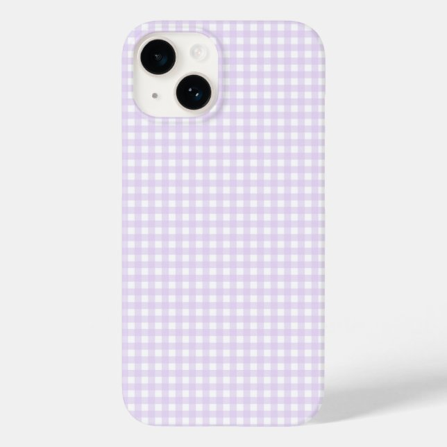 Faye och Lauren Iphone 14 Fodral i Gingham (Baksida)