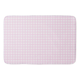 Faye och Lauren Ljus rosa Gingham Badrumsmatta