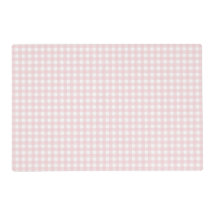 Faye och Lauren Pastel Rosa Gingham