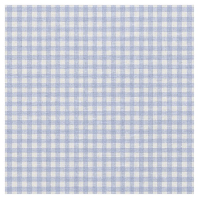 Faye och Lauren Periwinkle Gingham Tyg (Närbild)