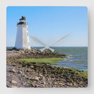 Fayerweather Island fyr, Connecticut Fyrkantig Klocka