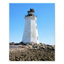 Fayerweather Island Lighthouse CT Photo Print Fototryck
