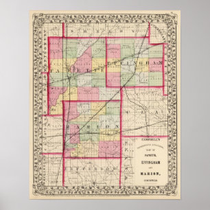 Fayette Effingham, Marion, län Poster