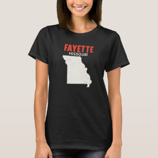 Fayette Missouri USA State America Travel Missouri T Shirt