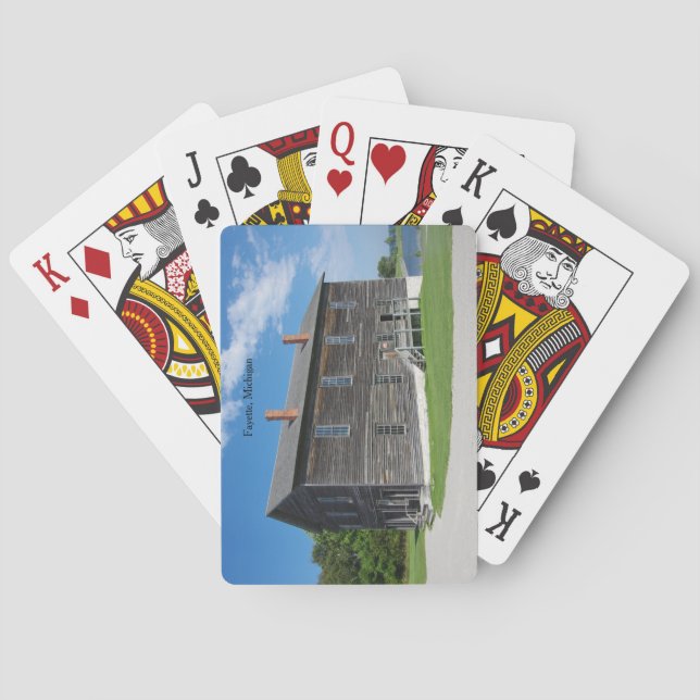 Fayette Opera House-kort Casinokort (Baksidan)