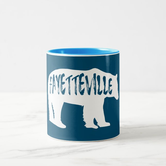 Fayetteville Arkansas Bear Två-Tonad Mugg (Center)