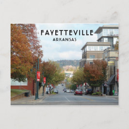 Fayetteville, Arkansas Dickson Street-foto Vykort