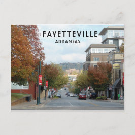 Fayetteville, Arkansas Dickson Street-foto Vykort