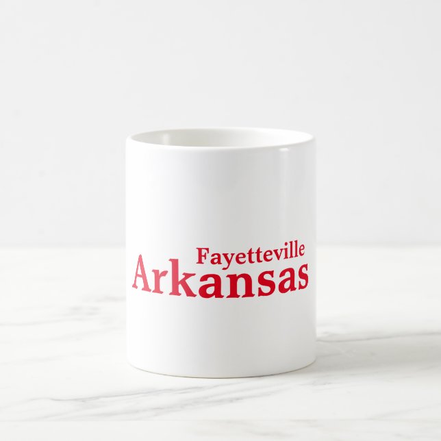 Fayetteville, Arkansas Mugg (Center)