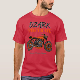 Fayetteville Arkansas Ozark Gris Trail Tracker Mot T Shirt