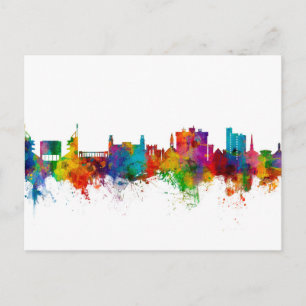 Fayetteville Arkansas Skyline Vykort