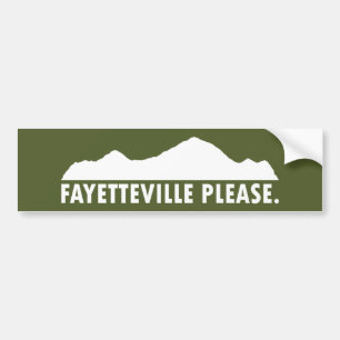 Fayetteville Arkansas Snälla Bildekal