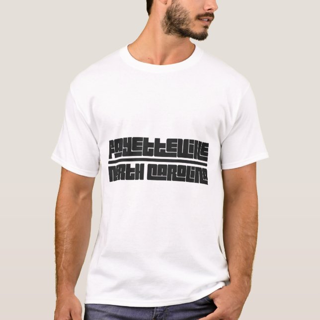 Fayetteville - North Carolina T Shirt (Framsida)