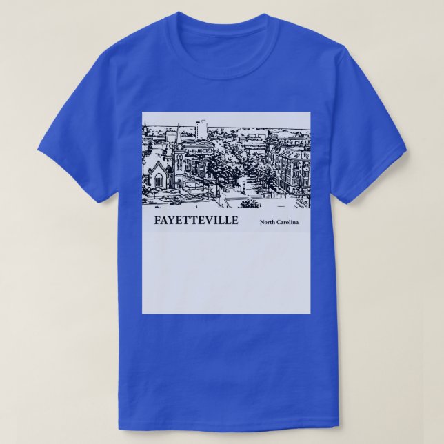 Fayetteville North olina 5 T Shirt (Design framsida)