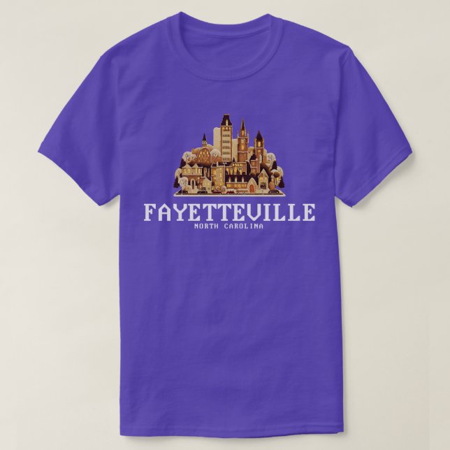 Fayetteville North olina T Shirt (Design framsida)